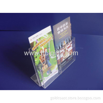 Acrylic Pamphlets Display Holder For 1/3 A4 Sizes 
